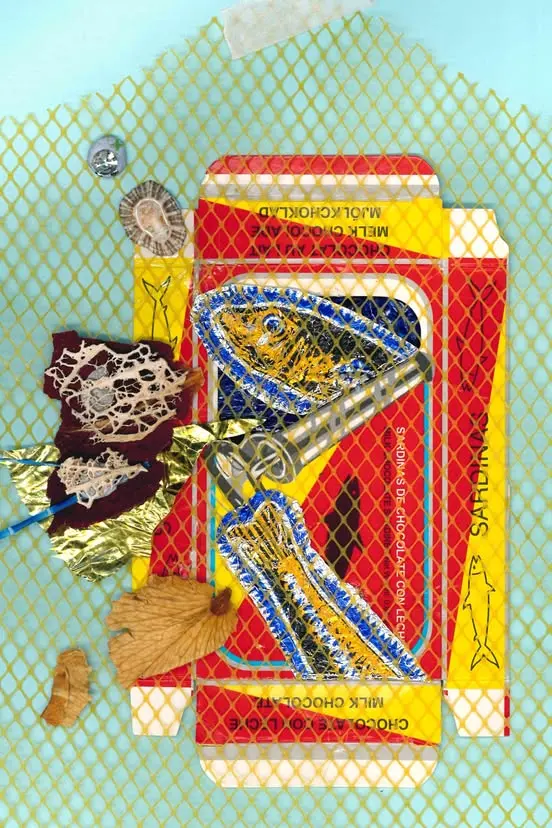 Sardine Tin Collage